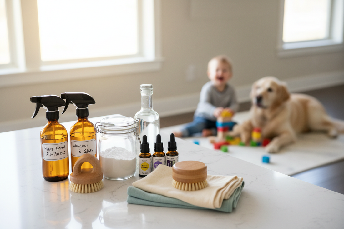 Non-Toxic Cleaning Supplies for Homes With Kids and Pets