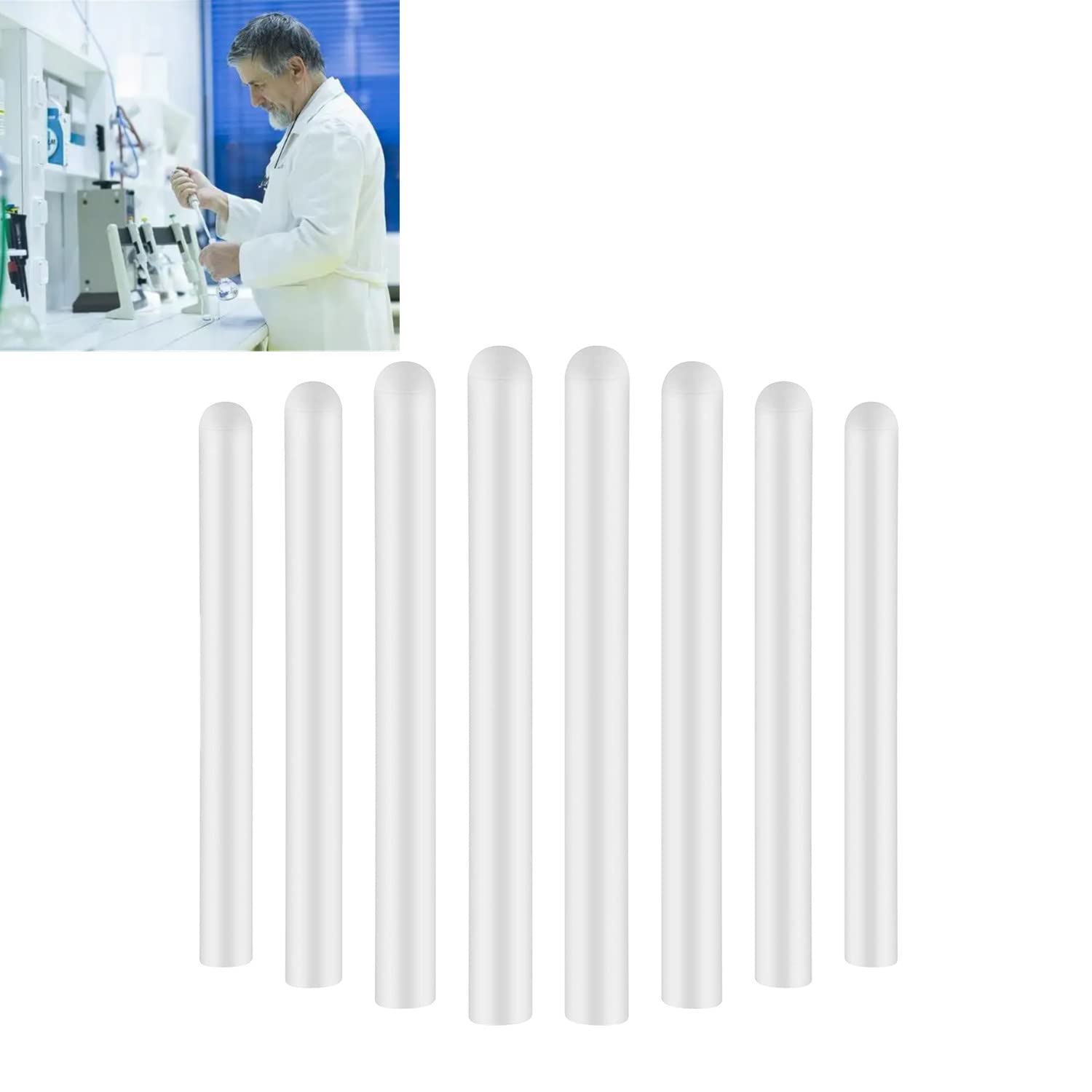 8 Pcs Lab Cleaning Rod Drying Stick Consumables Can be Reused Desiccant Excellent Water Absorption Performance Lab Consumables Paper Towels Easy Dehumidifiers Flesh Drying Toys