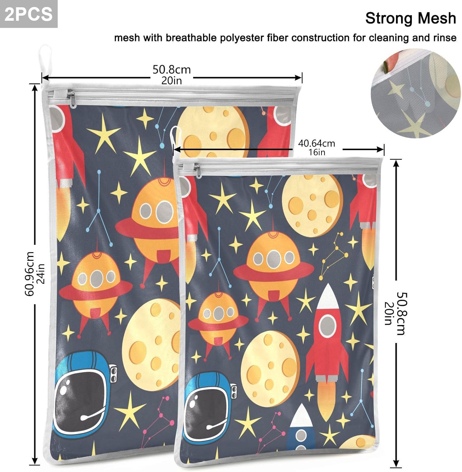 Mesh Laundry Bags 2 Pack Laundry Bags Lingerie Bags for Washing Delicates Washing Machine Large Mesh Wash Bag College Dorm Travel