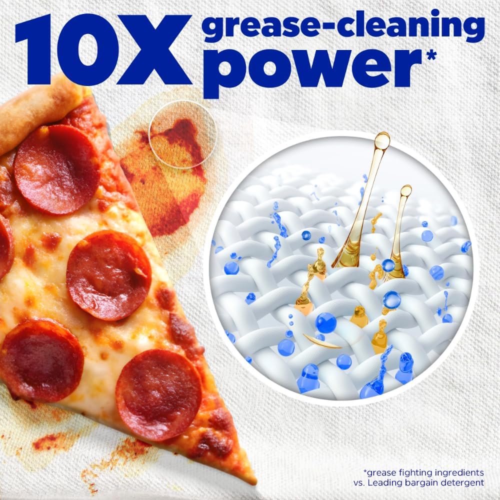 Tide Laundry Detergent Liquid, Original Scent, 80 Loads, 100 FL OZ, Works on 100% of Common Stains, Laundry Soap, Liquid Laundry Detergent