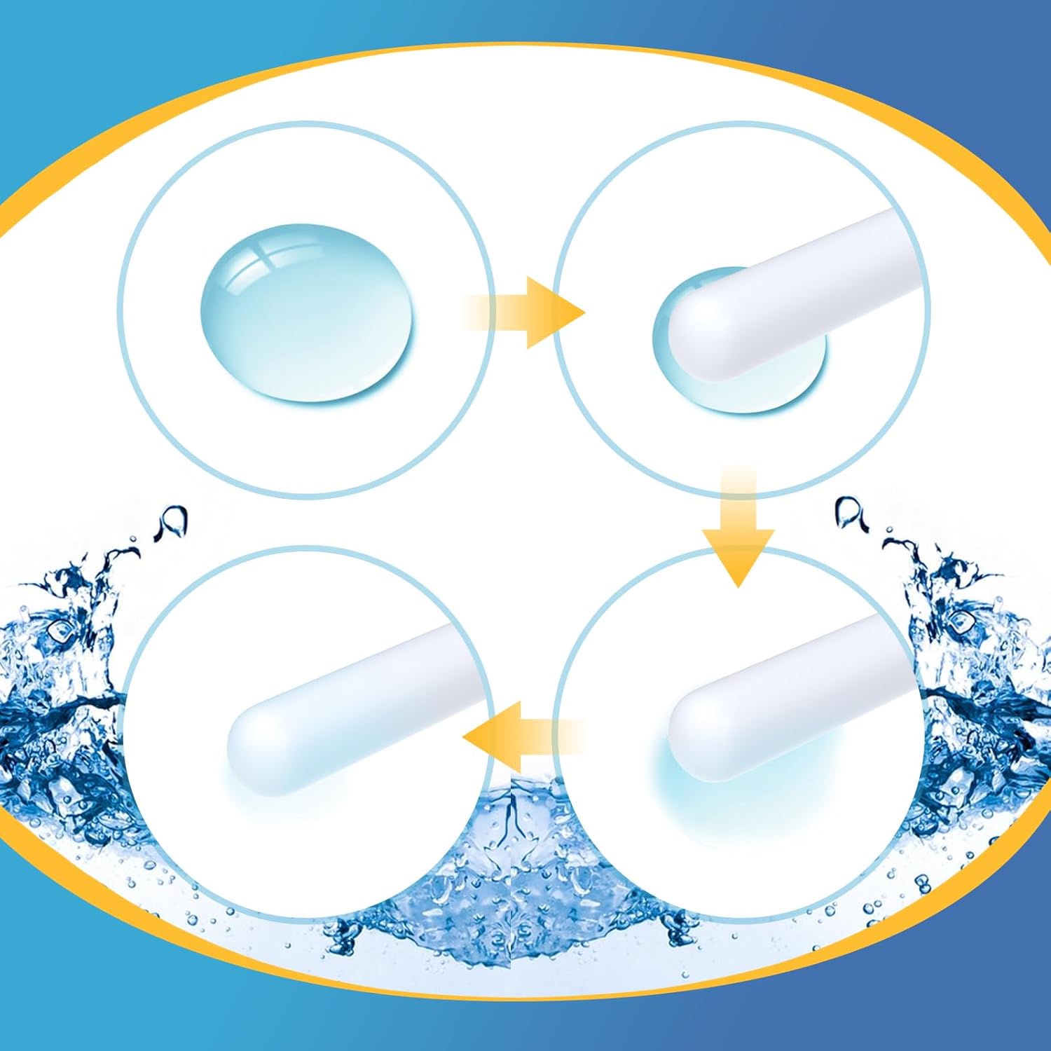 14 Pcs Desiccant Flesh Light Drying Sticks for Toys Can be Reused Drying Rod, Excellent Water Absorption Dehumidifier Absorbent Households Lab Paper Towels Deodorant Rod Reduce Rust