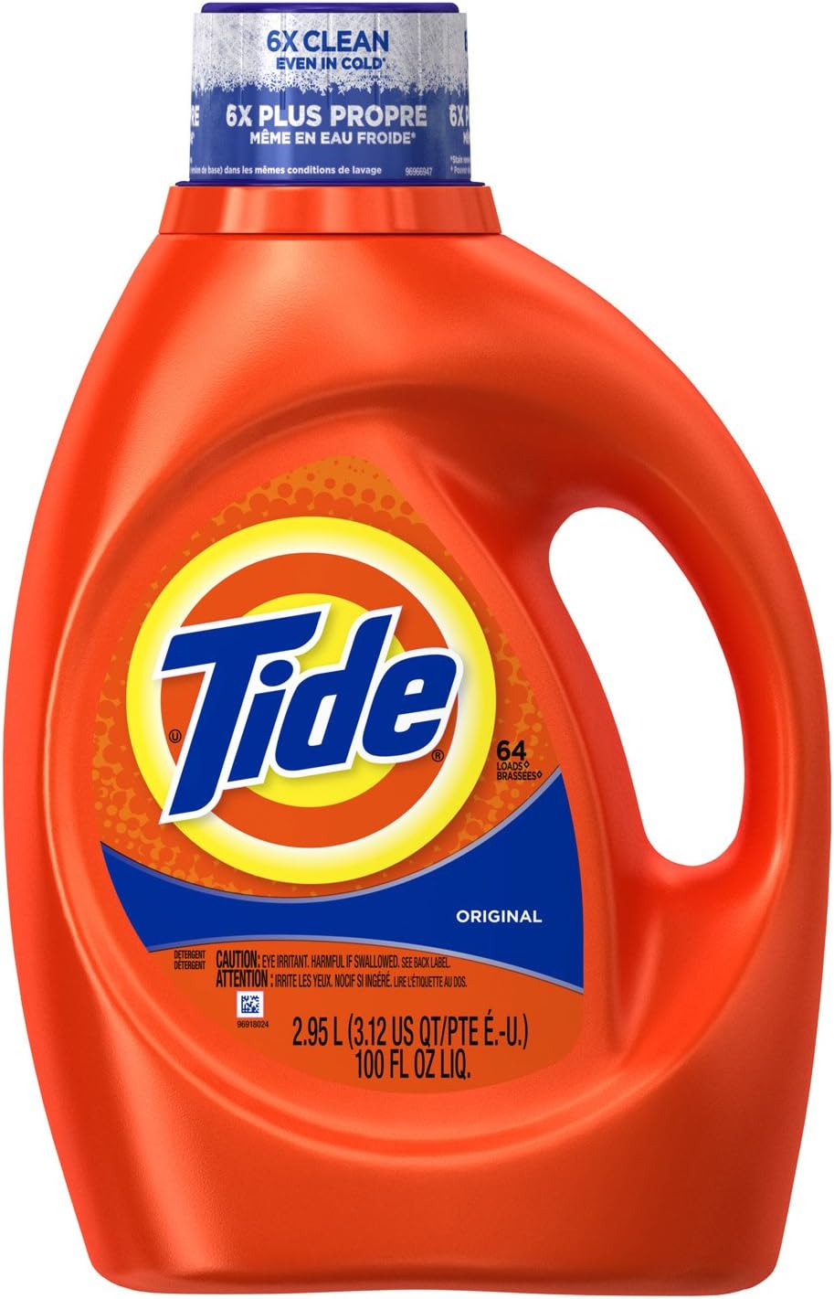 Tide Original Scent Liquid Laundry Detergent, 100 Fl Oz (Packaging May Vary)