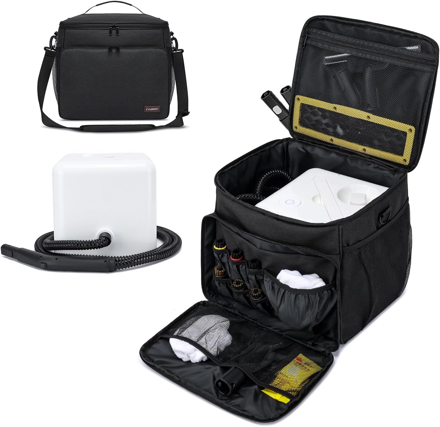 Steam Cleaner Storage Bag Compatible with Dupray Neat Steam Cleaner, Portable Organizer for Home Cleaning Supplies, Carrying Bag with Pockets for steam Cleaner Accessories, Christmas Gift Ideas