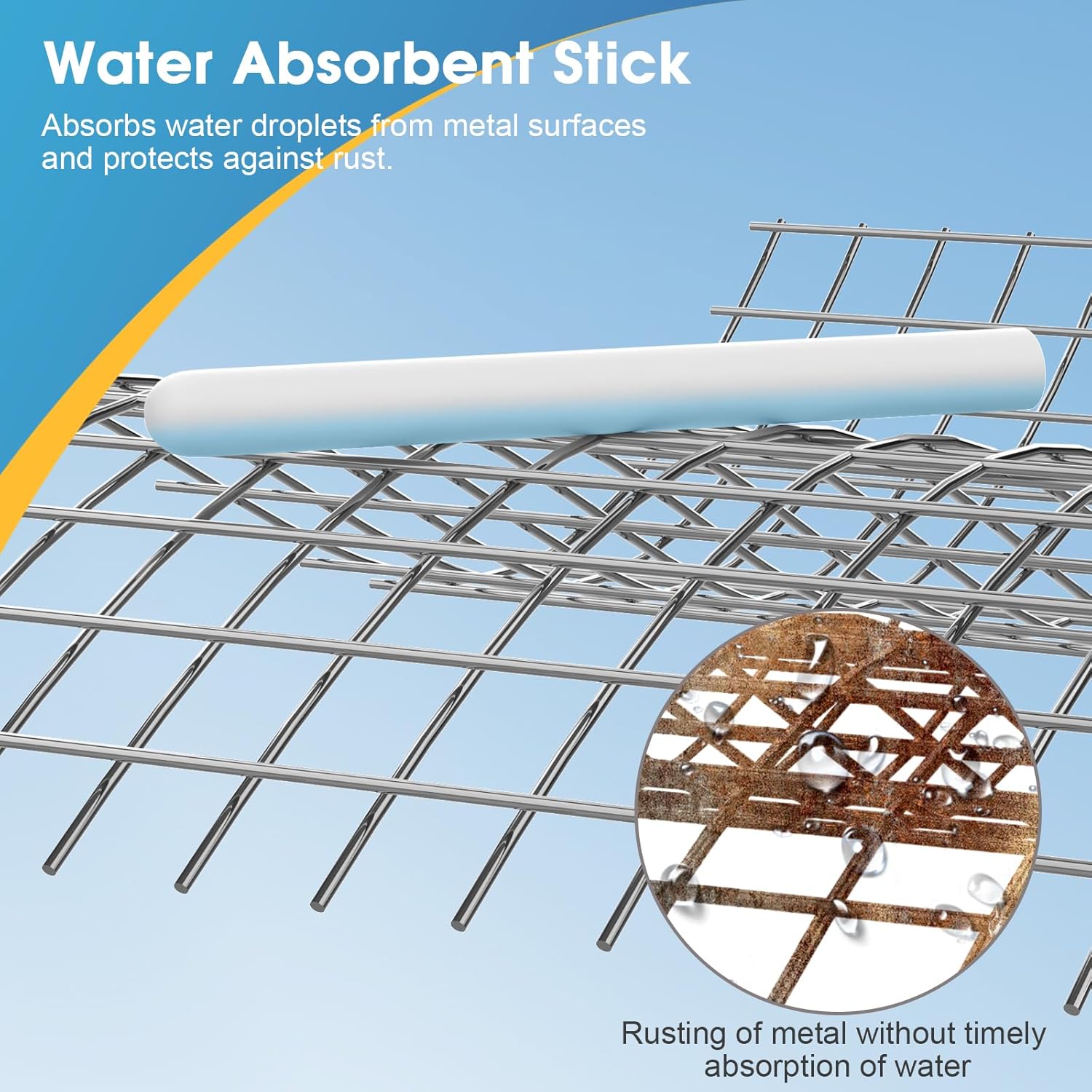 14 Pcs Desiccant Flesh Light Drying Sticks for Toys Can be Reused Drying Rod, Excellent Water Absorption Dehumidifier Absorbent Households Lab Paper Towels Deodorant Rod Reduce Rust