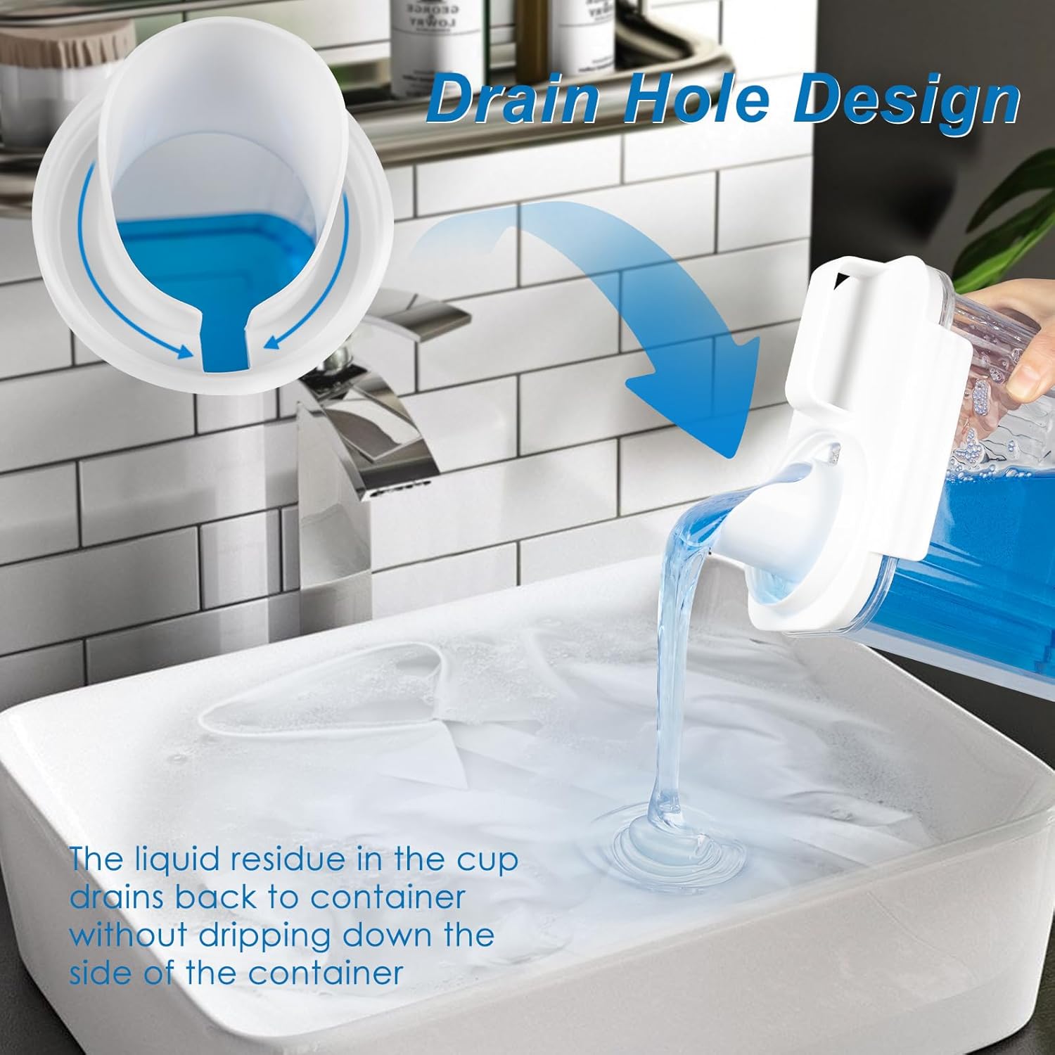 51oz Laundry Detergent Container, 2 Pack Plastic Liquid Detergent Dispenser for Laundry Room Powder,Soap,Fabric Softener, Scent Beads Storage and Organization,with 5 Labels,1 Tray.(2, 51oz)