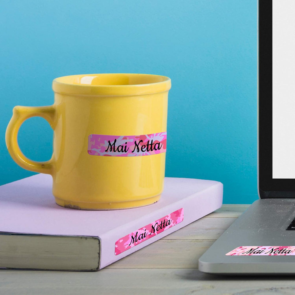 Lovable Labels Personalized Labels for Kids (85 Labels/Pack) - 3 Label Sizes Waterproof Dishwasher Safe Peel & Stick Labels for School Supplies Daycare Camp Clothing Bottles (Summer Treats)