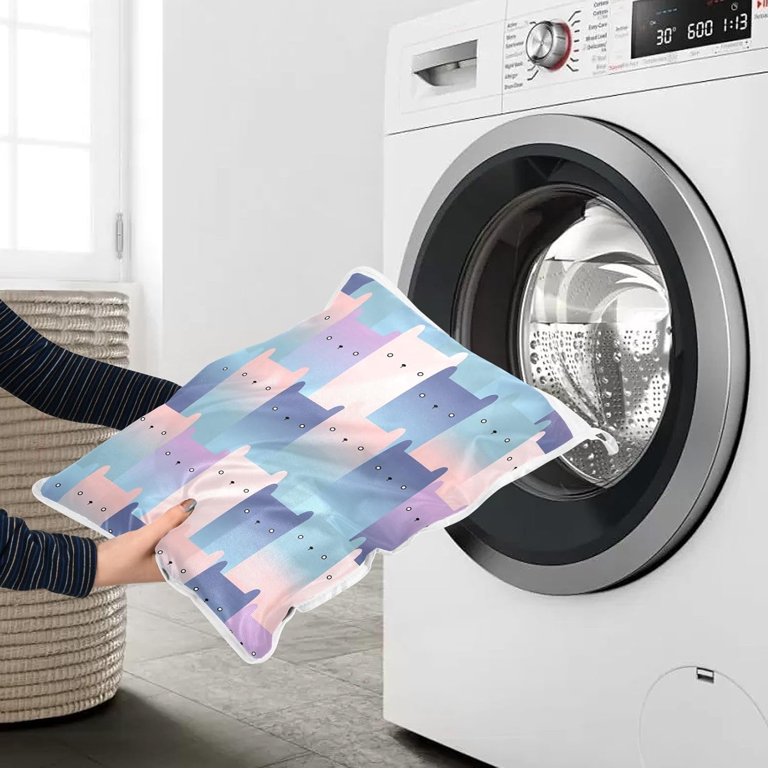 Mesh Laundry Bags 2 Pack Laundry Bags Lingerie Bags for Washing Delicates Washing Machine Large Mesh Wash Bag College Dorm Travel