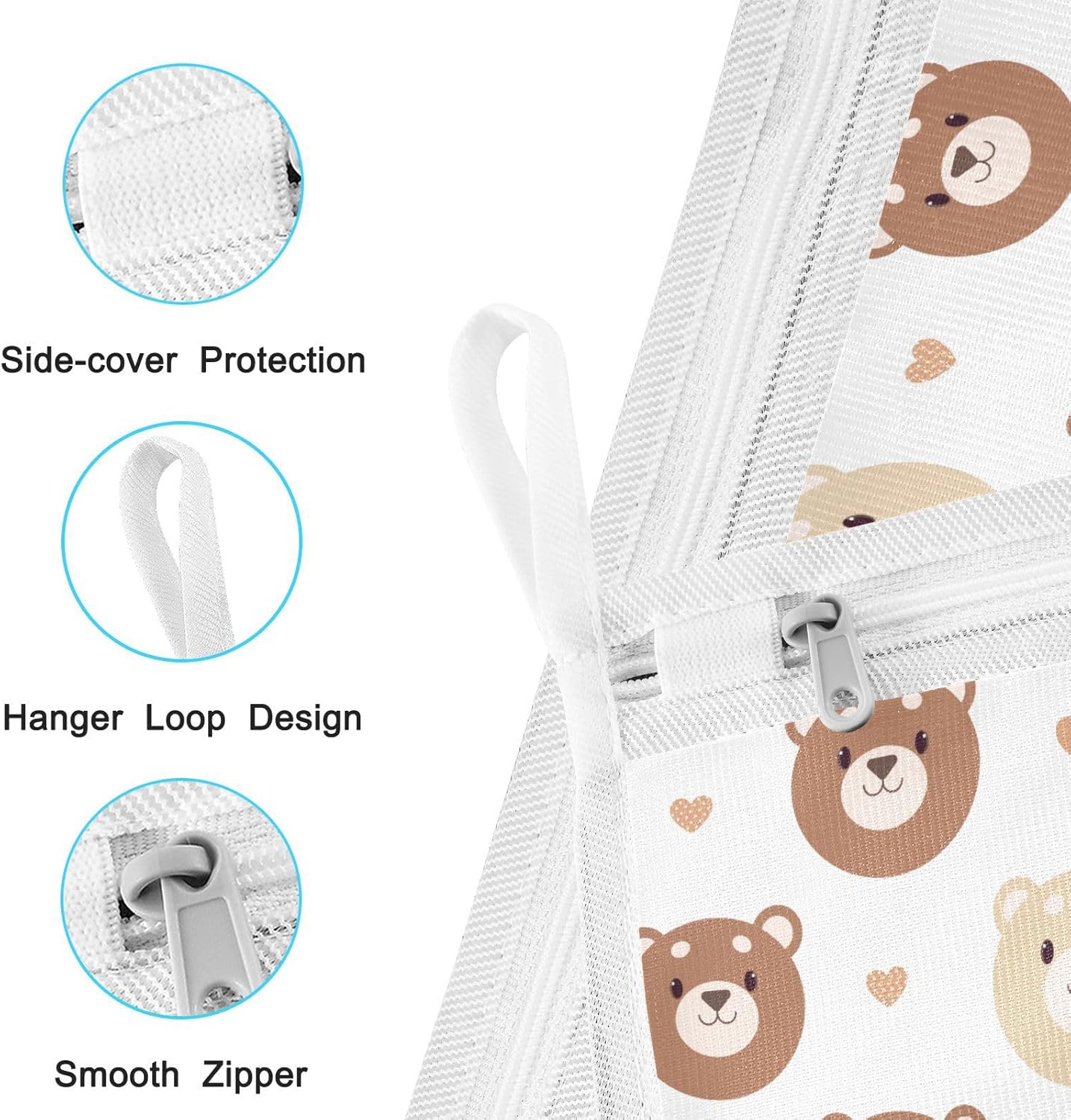 Mesh Laundry Bags 2 Pack Laundry Bags Lingerie Bags for Washing Delicates Washing Machine Large Mesh Wash Bag College Dorm Travel