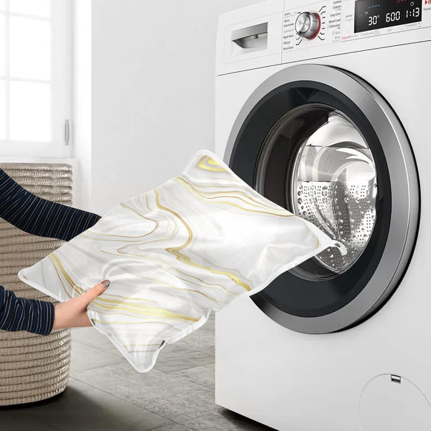 Mesh Laundry Bags 2 Pack Laundry Bags Lingerie Bags for Washing Delicates Washing Machine Large Mesh Wash Bag College Dorm Travel