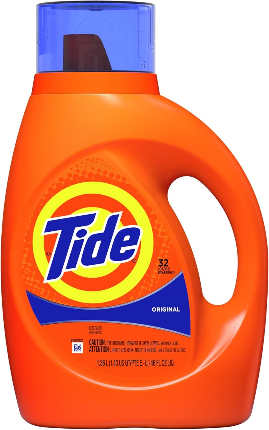Tide Original Scent Liquid Laundry Detergent, 32 loads, 50 fl oz (Packaging May Vary)