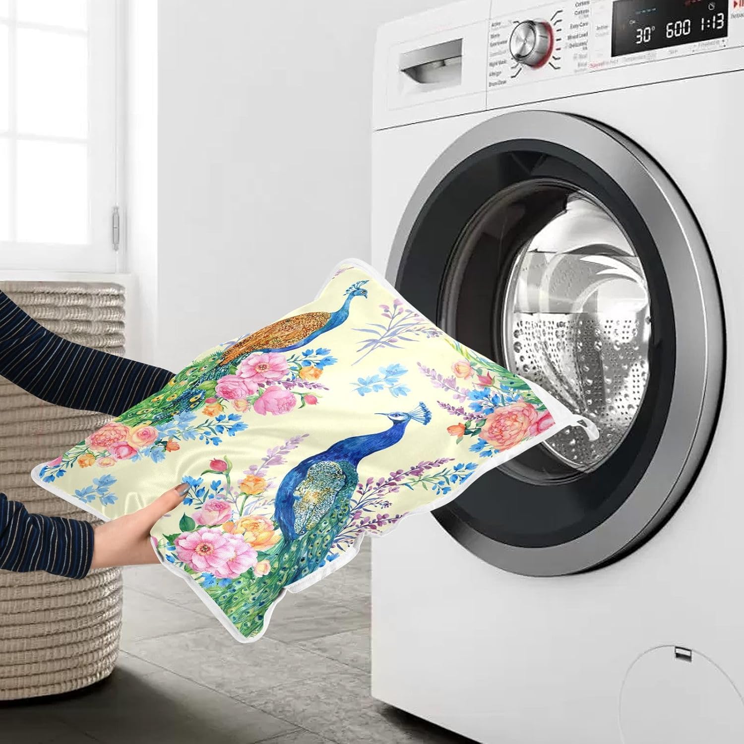 Mesh Laundry Bags 2 Pack Laundry Bags Lingerie Bags for Washing Delicates Washing Machine Large Mesh Wash Bag College Dorm Travel