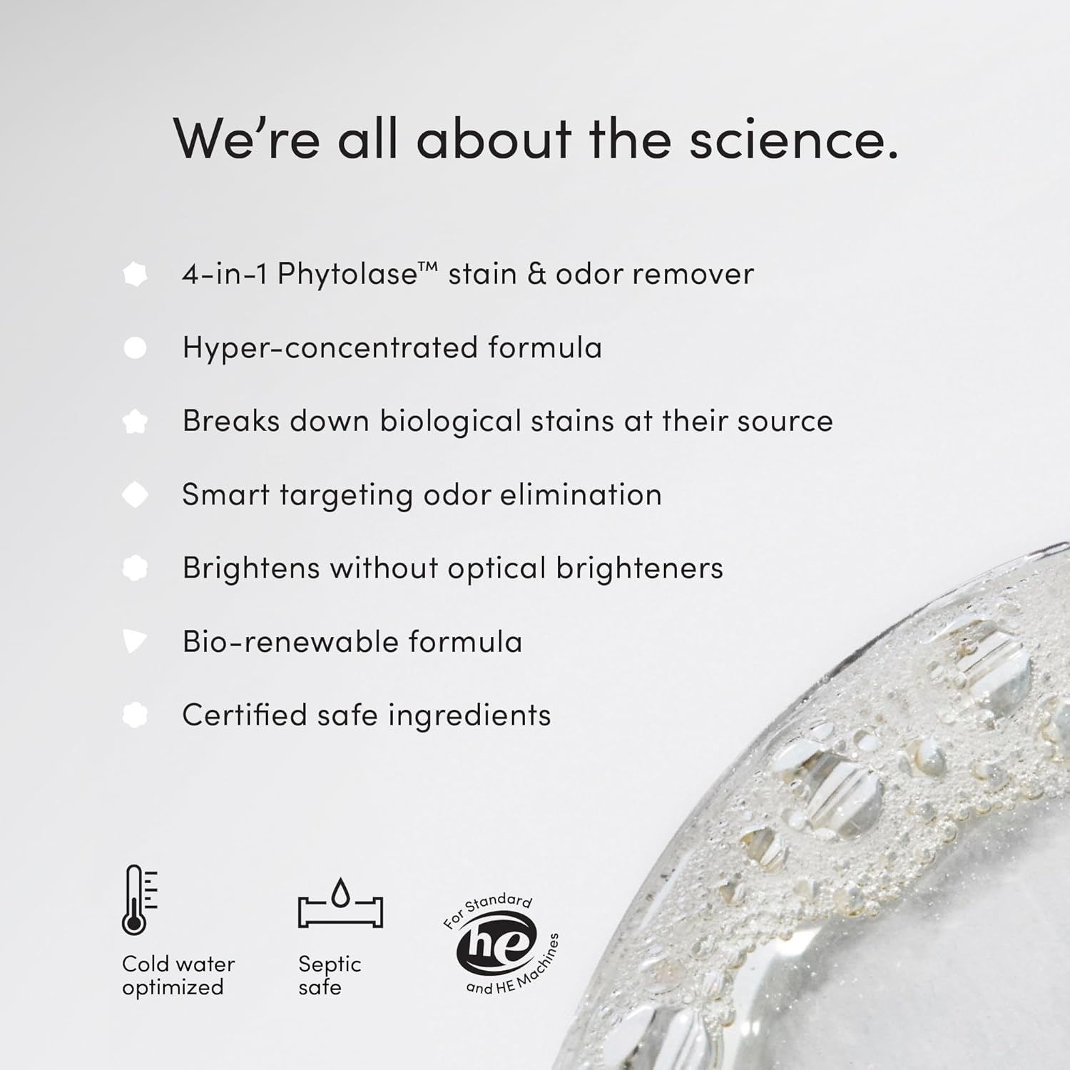 Dirty Labs | Scent Free | Bio Enzyme Laundry Booster | 48 Loads (1 lb) | Hyper Concentrated | High Efficiency & Standard Machine Washer | Nontoxic, Biodegradable | Stain & Odor Removal Enzyme Booster