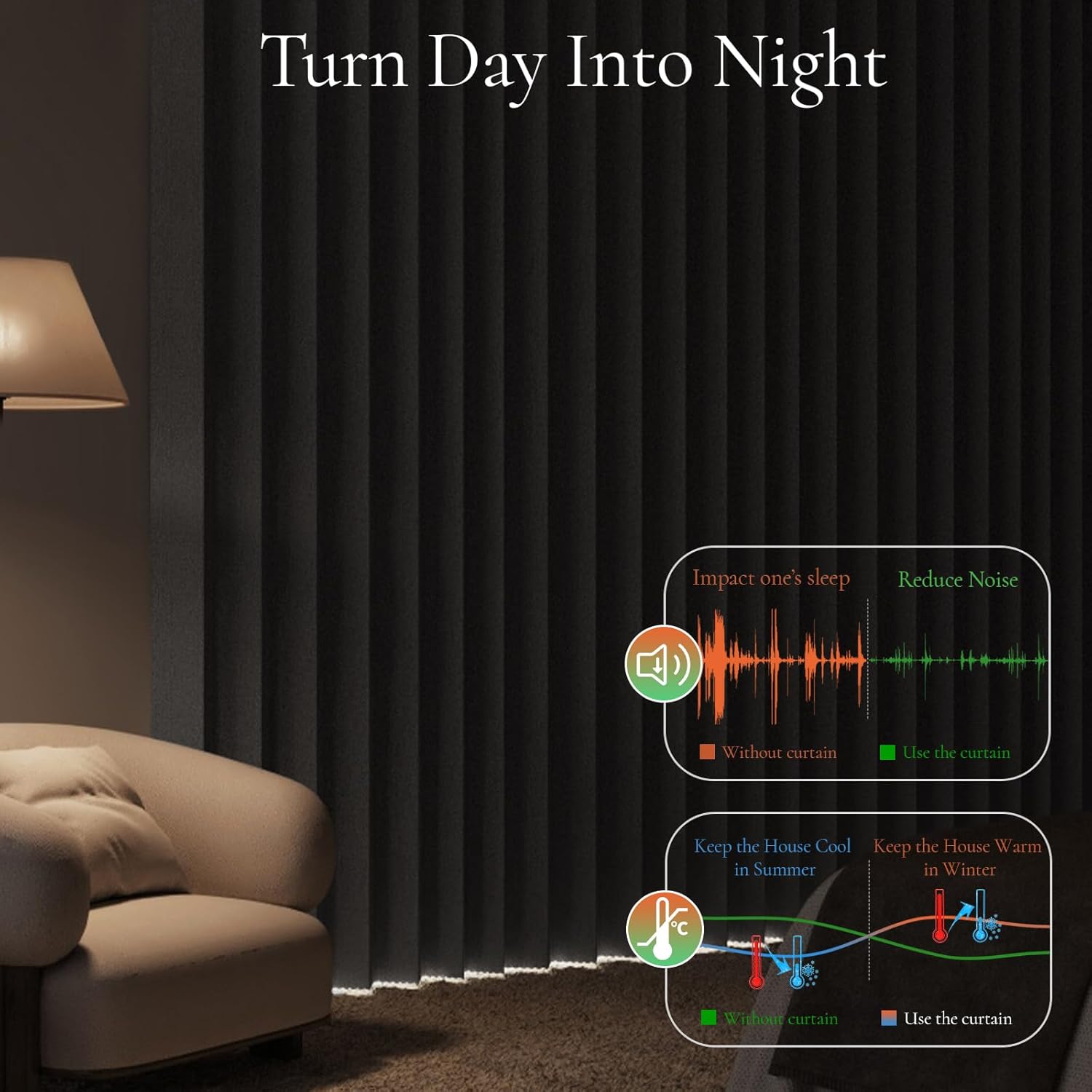 1 Panel Room Divider Privacy Curtains for Sliding Glass Door Bedroom Pinch Pleated Drapery, 1 Panel, W52 x L90, Grey