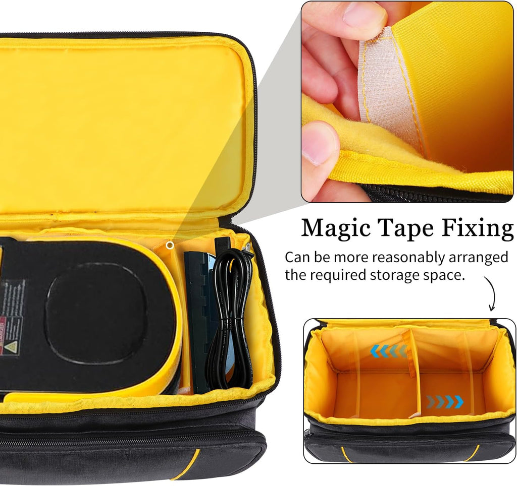 Storage Bag Compatible with Gautye Handheld Steam Cleaner, Carrying Case with Removable Shoulder Strap Portable Steam Cleaner Storage Organizer with Extra Pockets, Bag Only