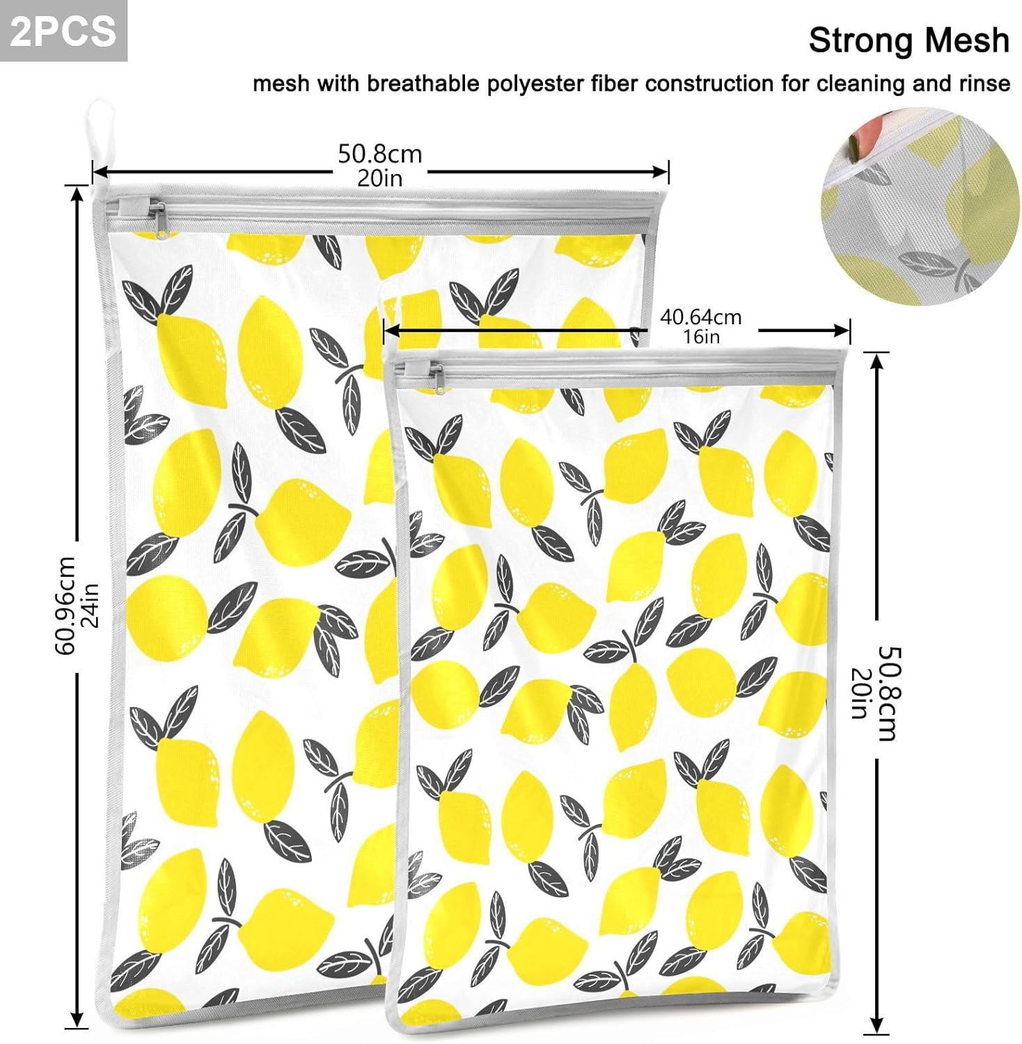 Mesh Laundry Bags 2 Pack Laundry Bags Lingerie Bags for Washing Delicates Washing Machine Large Mesh Wash Bag College Dorm Travel