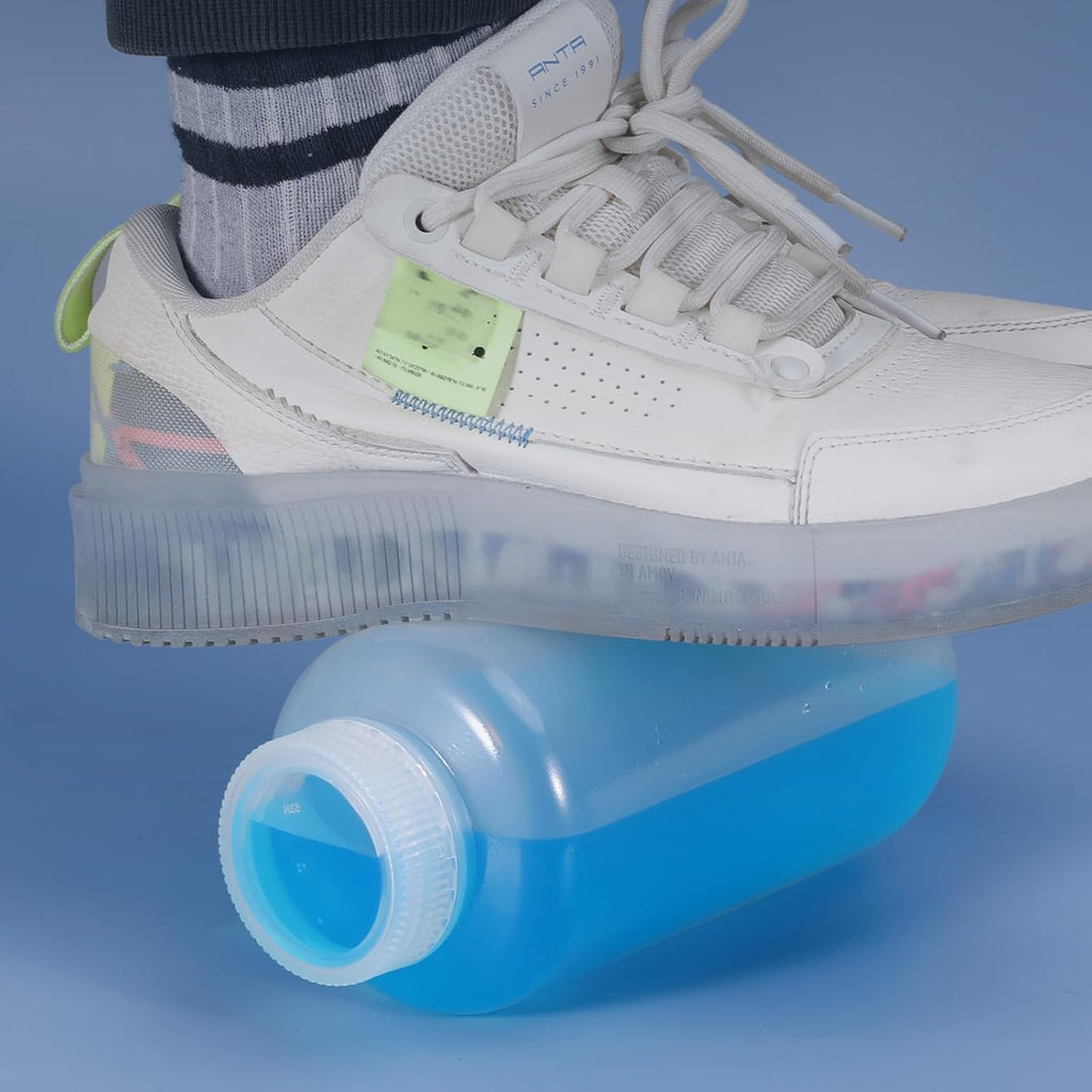 1 oz Wide Mouth Lab Reagent Bottle, Laboratory Grade Chemical Container, Sealed Leak-proof Amber HDPE Bottle, Pill Bottle, Water Sample Bottle(5 Pcs)