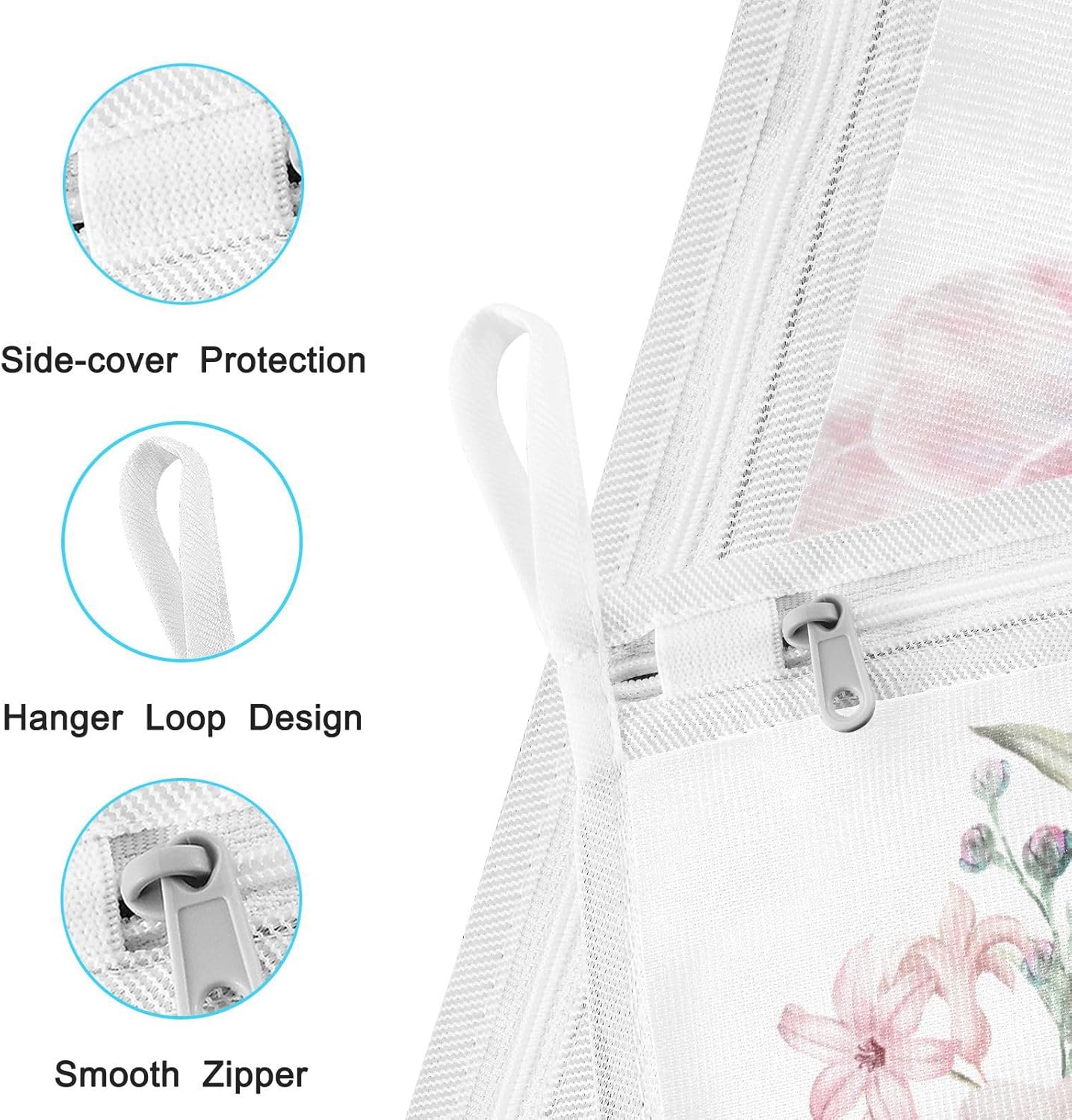 Mesh Laundry Bags 2 Pack Laundry Bags Lingerie Bags for Washing Delicates Washing Machine Large Mesh Wash Bag College Dorm Travel
