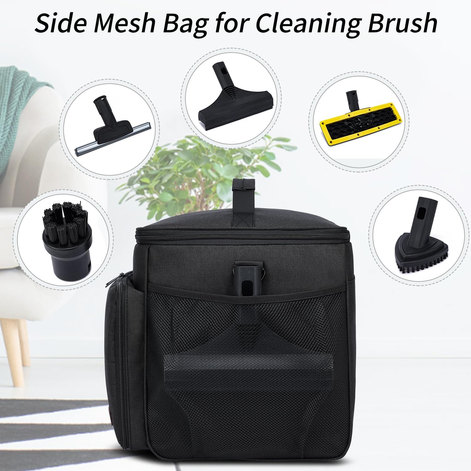 Steam Cleaner Storage Bag Compatible with Dupray Neat Steam Cleaner, Portable Organizer for Home Cleaning Supplies, Carrying Bag with Pockets for steam Cleaner Accessories, Christmas Gift Ideas