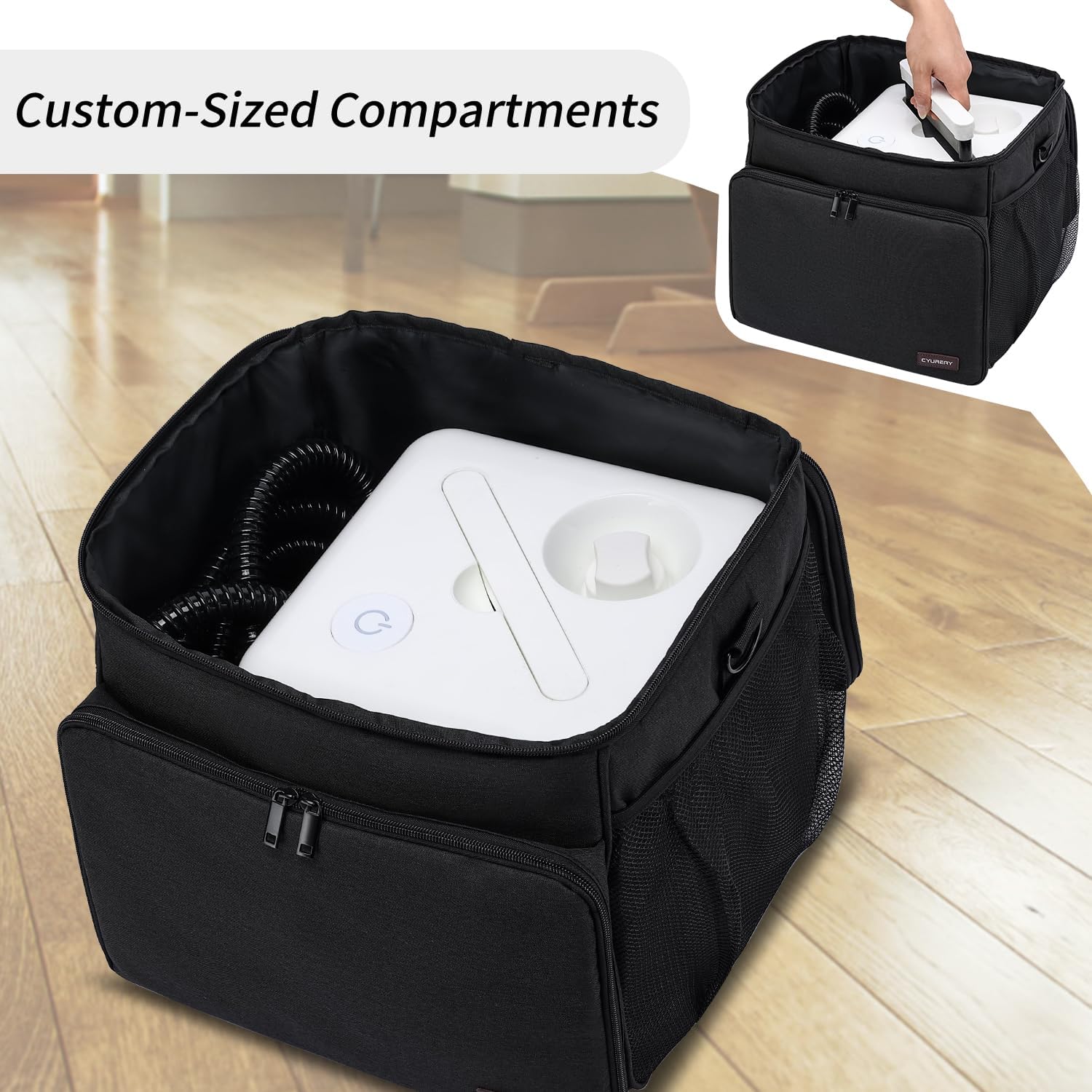 Steam Cleaner Storage Bag Compatible with Dupray Neat Steam Cleaner, Portable Organizer for Home Cleaning Supplies, Carrying Bag with Pockets for steam Cleaner Accessories, Christmas Gift Ideas