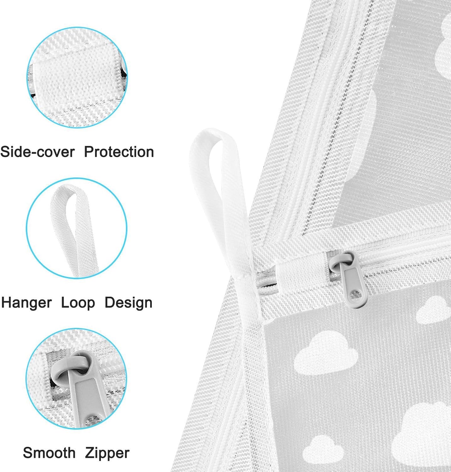 Mesh Laundry Bags 2 Pack Laundry Bags Lingerie Bags for Washing Delicates Washing Machine Large Mesh Wash Bag College Dorm Travel