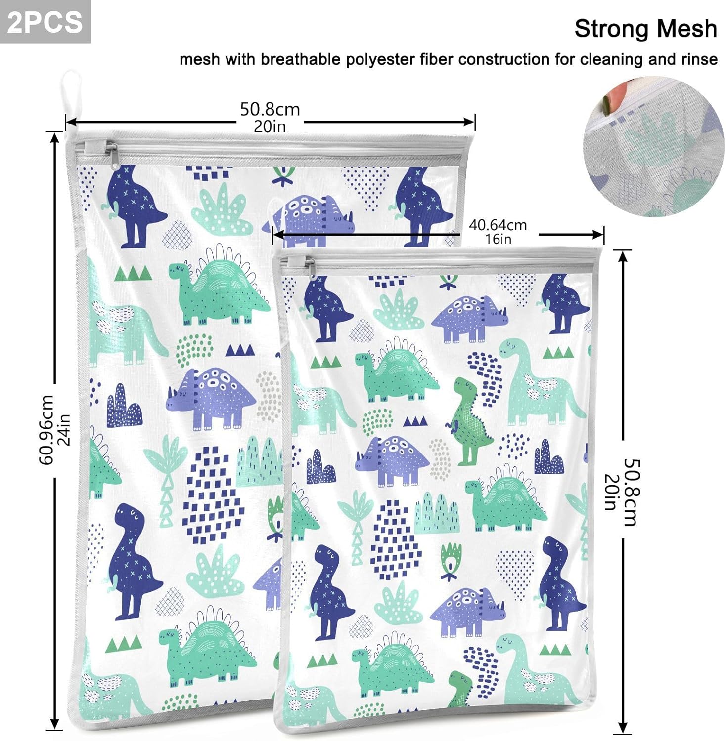 Mesh Laundry Bags 2 Pack Laundry Bags Lingerie Bags for Washing Delicates Washing Machine Large Mesh Wash Bag College Dorm Travel