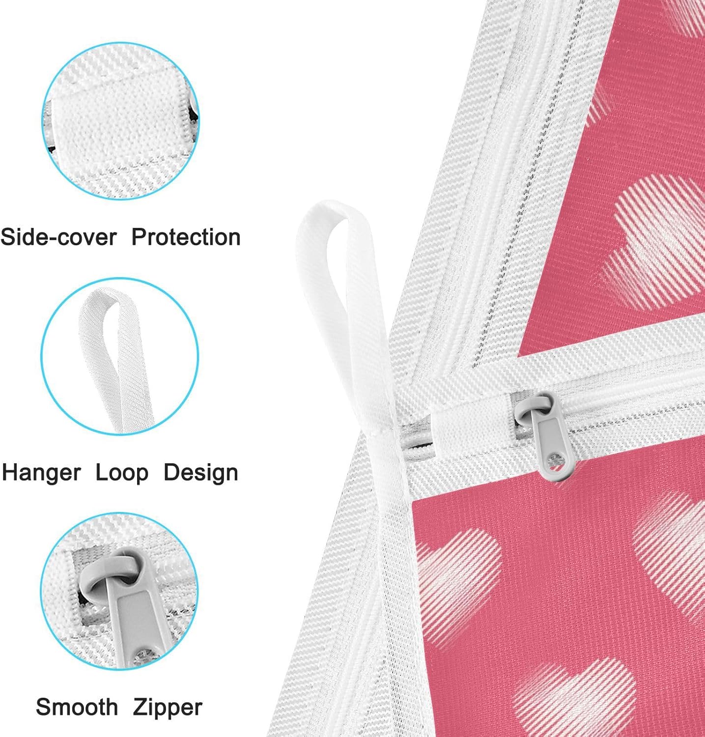 Mesh Laundry Bags 2 Pack Laundry Bags Lingerie Bags for Washing Delicates Washing Machine Large Mesh Wash Bag College Dorm Travel