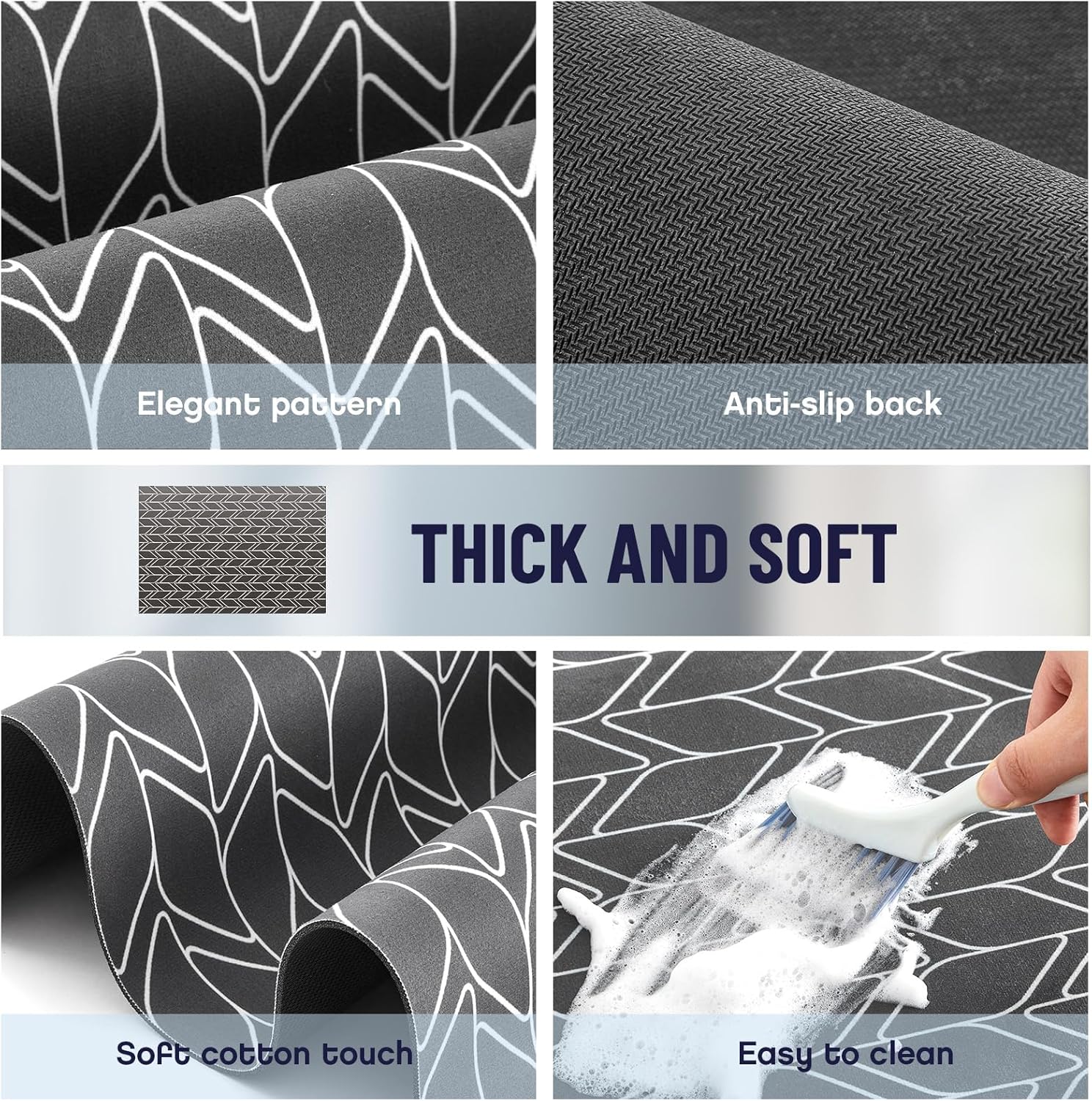 1 Pcs 26" x 18" Dryer Top Protector Mat, Washer and Dryer Topper, Non Slip Waterproof Machine Cover Dust Proof Quick Drying Topper Pad for Laundry and Kitchen (Classical)